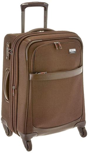 Echolac Polyester Soft-Sided Trolley, Brown, 55cm | 1970 Store