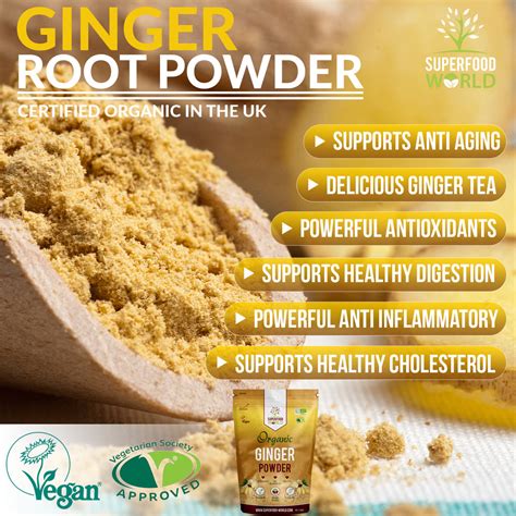 Organic Ginger Root Powder – SUPERFOOD WORLD