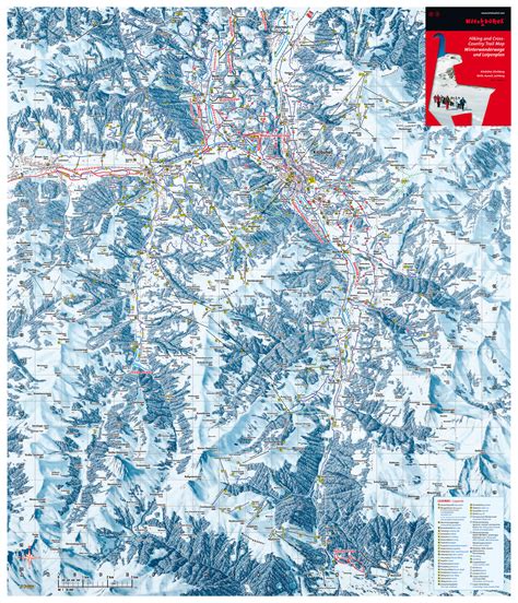Large detailed piste map of Kitzbuhel Ski Area - 2010 | Tyrol | Austria | Europe | Mapsland ...