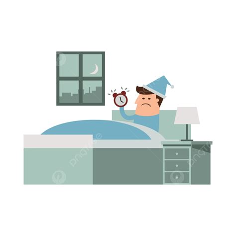 Cartoon Person Waking Up