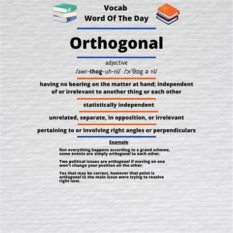 Image result for Orthogonal Examples