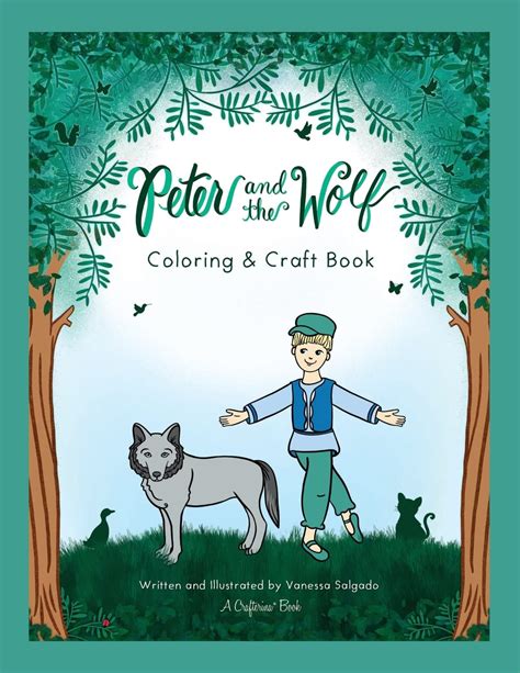 Peter and the Wolf Coloring & Craft Book : Salgado, Vanessa: Amazon.in ...