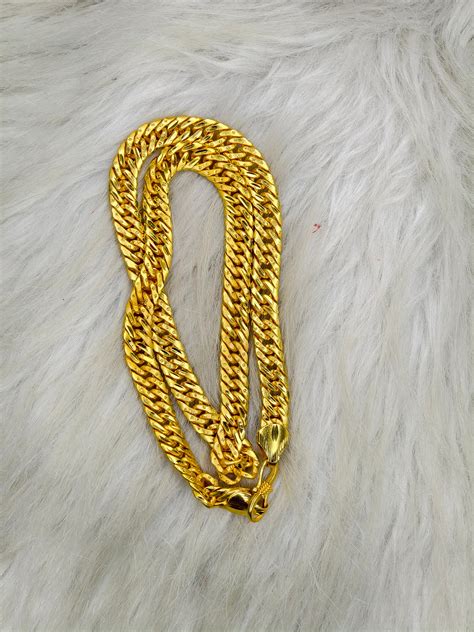 Men’s Elite Gold-Plated Chain – Modern Heavy-Style Design – Sindhu Gold ...