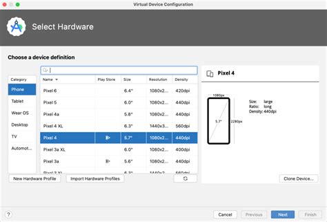 Android Studio Emulation 的图像结果