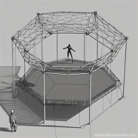 Trampoline Drawing 的图像结果