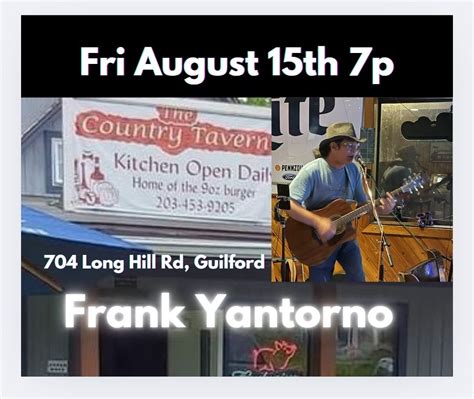 Music at the Country Tavern Guilford , Country Tavern Cafe, Guilford ...