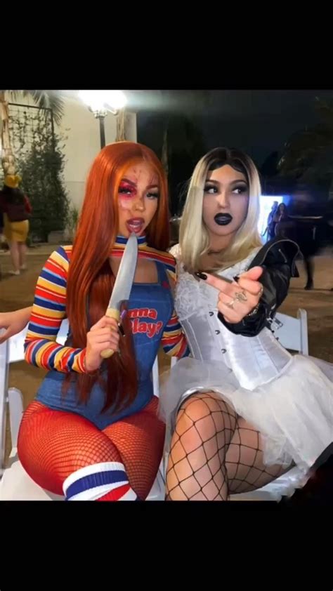 Best friend bff halloween duo idea inspo chucky costume tiffany ...