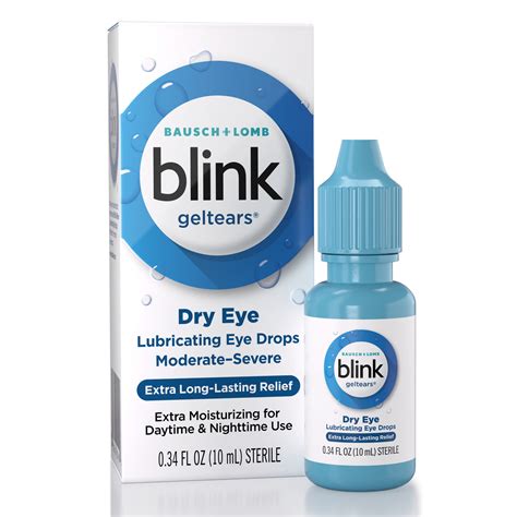 Brandclub - Blink GelTears Eye Drops, Lubricating Eye Drops for Moderate-Severe Dry Eye Symptoms ...