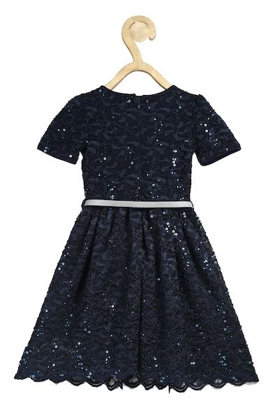 Buy Girls Navy Print Regular Fit Casual Frock Online - 697322 | Allen Solly