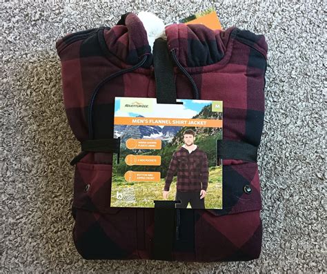 Adventuridge Men's Flannel Shirt Jacket | Aldi Reviewer
