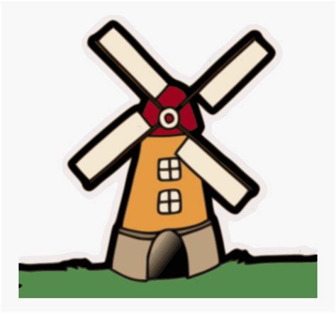 Windmill - Clipart Wind Mill , Free Transparent Clipart - ClipartKey