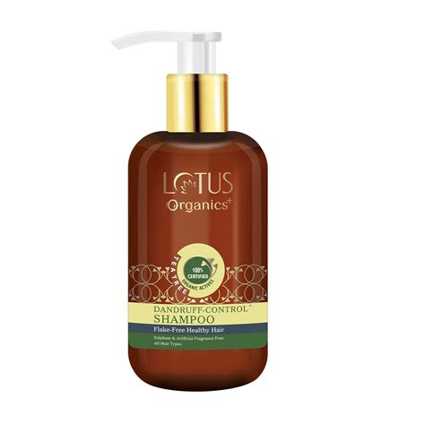 Buy Lotus Organics+ Dandruff Control Shampoo | Tea Tree Oil, Eucalyptus ...
