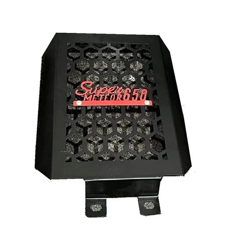 Radiator Grill for Super Meteor 650 (BLACK & Red /BLUE /WHITE) – Royal ...