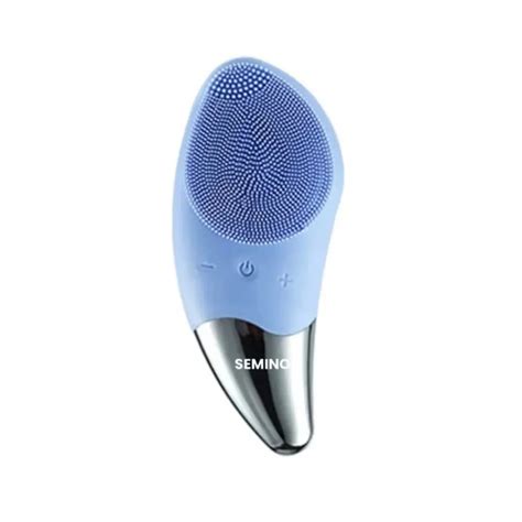 Rechargeable Deep Cleanising Face Scrubber Massager Brush – Blue – Semino
