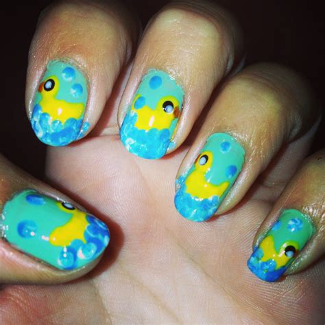 Quackers!! Duck Nail Art :) Duck Nails, Ducks, Manicure, Nail Art ...