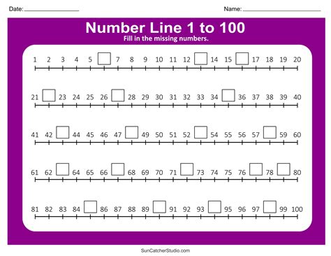 Missing Numbers Worksheets (Fill in the Missing Numbers) – Free ...