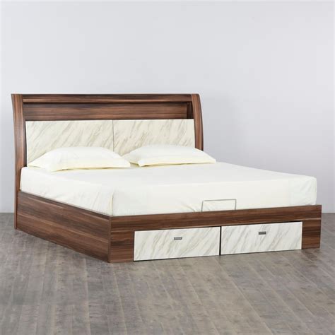 Buy Antonio Savio King-Size Bed with Hydraulic Storage and Drawer from Home Centre at just INR ...