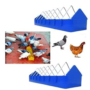 KIVBA Poultry Food Tray for Pigeon Chicken Pet Animals Garden and ...