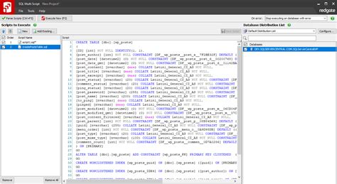 SQL Multi Script 的图像结果