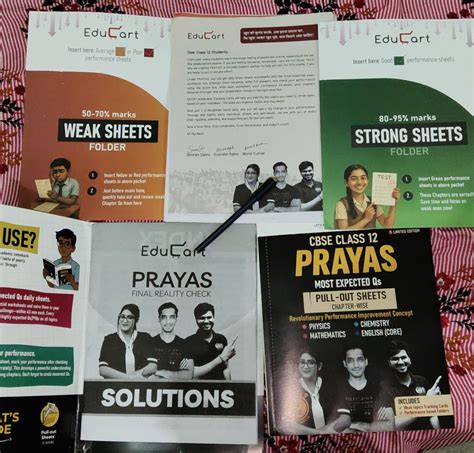 Educart PRAYAS CBSE Class 12 Physics, Chemistry, Mathematics and ...