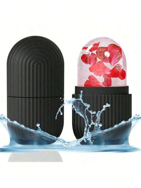 Silicone Facial Ice Globe - 1pc Unscented, Reusable Cooling Roller For ...