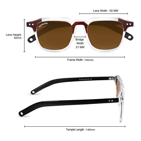 Buy Brown Glass and Black Frame Square Kingsman-05 Series Sunglasses ...
