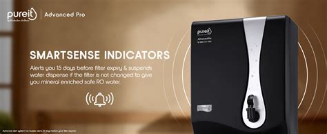 HUL Pureit Advanced Pro Mineral RO+UV 6 stage wall mounted counter top ...