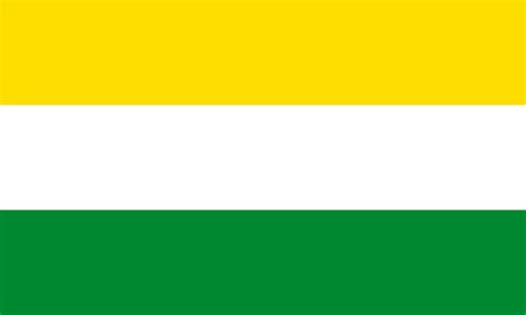 Country Flag Yellow White Green