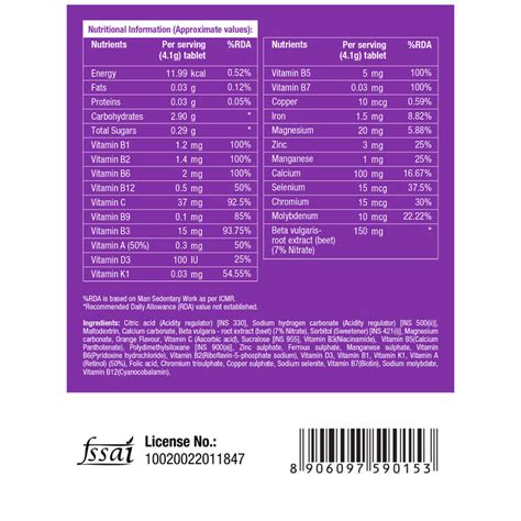 Fast&Up Vitalize - Multivitamin Tablets For Daily Energy & Health
