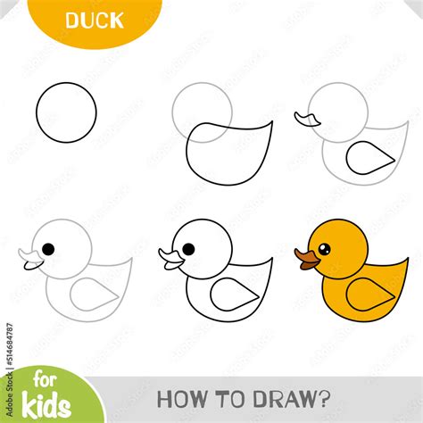 Image result for Drawing a Duck Step by Step