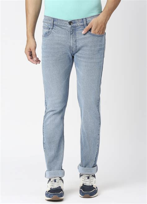 Vapour Light Blue Mid Rise Slim Fit Jeans | Pepe Jeans India