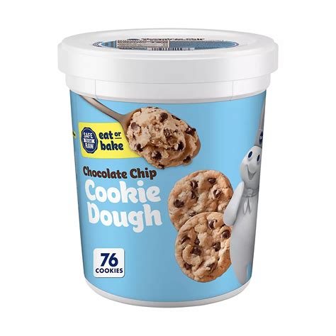Pillsbury Chocolate Chip Cookie Dough 76 Oz. | BJ's Wholesale Club