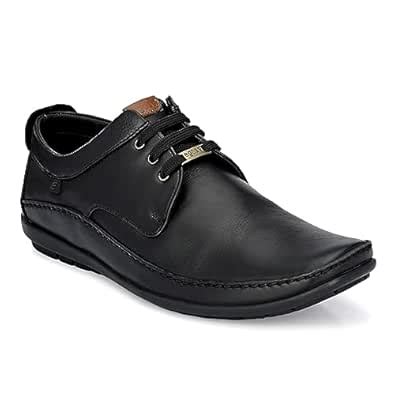 Buy egoss Derby Formal Shoes for Men | Genuine Leather | Stretch Fit ...