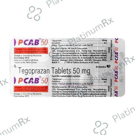 PCAB 50mg Tablet 10s | Uses,Price & Dosage