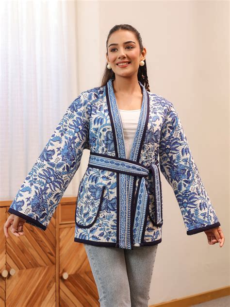 Neelkanth Quilted Jacket with Pockets – Jaipur Morni