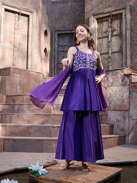 Kurta Sharara Dupatta Set Online – Stylum – stylumin