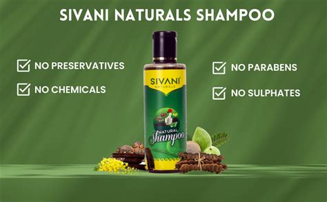 Buy SIVANI Natural Shampoo for Hair Growth |100ml | 6 Plant-Based ...
