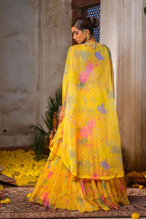 Anu Pellakuru - Genda Lehenga Set - Elahe
