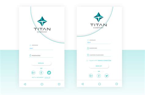 Sign Up App 的图像结果