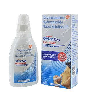 Otrivin Oxy Fast Relief Adult Nasal Spray: Uses, Side Effects, Price ...