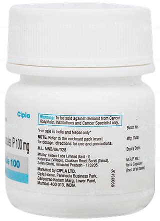 Temoside 100 MG | Order Temoside 100 MG Capsule Online at Truemeds