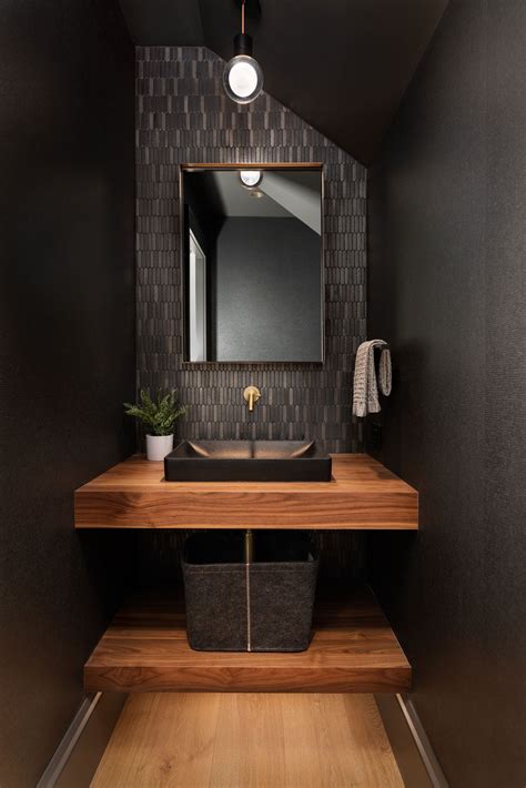 21 Powder Rooms That Make a Statement | Powder room small, Rustic ...