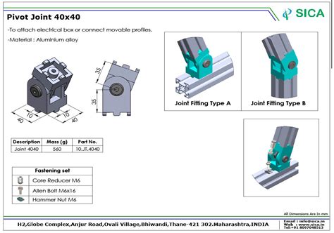 Additional Accessories | Sica - Factory Automation and Commercial ...