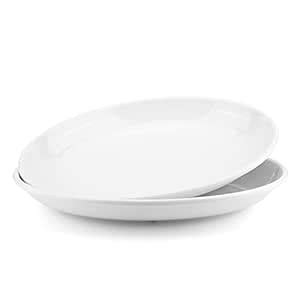 Buy KOXIN-KARLU Melamine Large Serving Platter, 16-inch Oval Serving ...