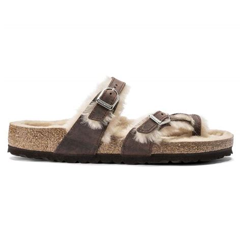 Mayari Shearling Oiled Leather in Color Habana | BIRKENSTOCK Canada