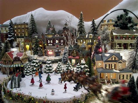 How To Make A Christmas Village Tree Display at Jamie Gibb blog