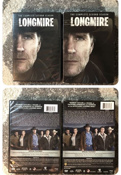 Longmire: The Complete Second Season (DVD, 2014, 3-Disc Set) Disks ...
