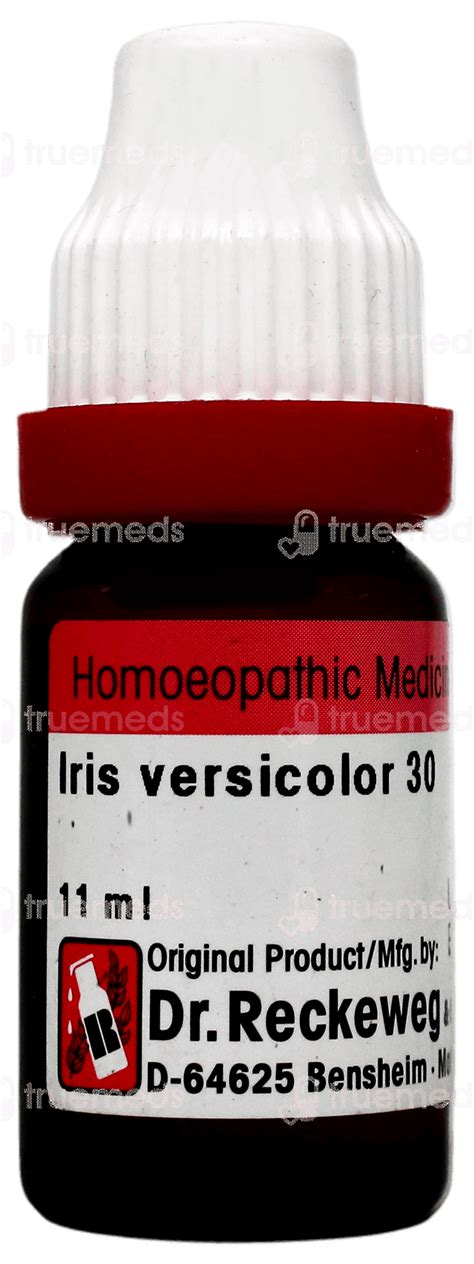 Dr Reckeweg Iris Versicolor 30 Dilution 11ml - Uses, Side Effects ...