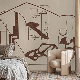 Timeless Structures Abstract Wallpaper for Rooms | Life n Colors