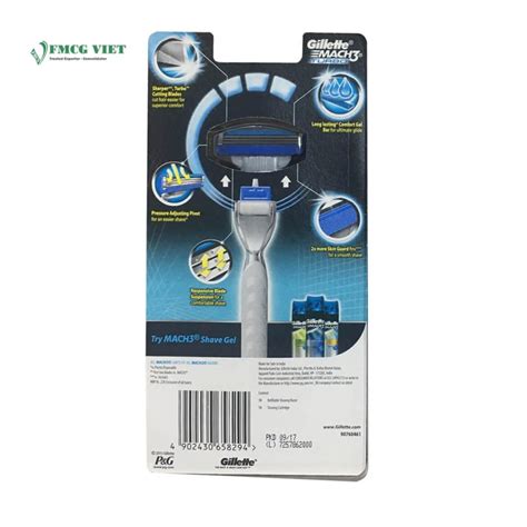 Gillette Mach 3 Turbo Razor Wholesale Exporter » FMCG Viet